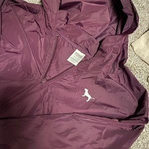 Victoria’s Secret Pink Maroon Poncho Raincoat